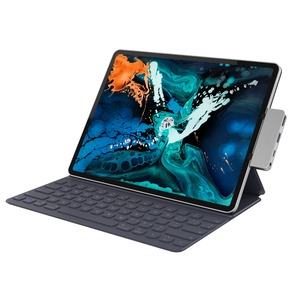 HyperDrive Hub 4-in-1 für Apple iPad Pro 11" & 12,9" (2018 und 2020) silber