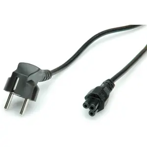 Netzkabel Notebookbuchse IEC320 C5 / Schukostecker 1,8m schwarz Netzkabel Notebookbuchse IEC320 C5 / Schukostecker 1,8m schwarz