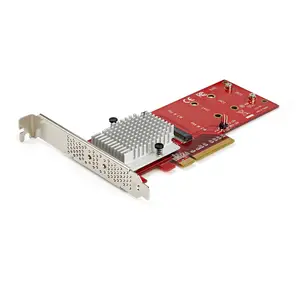 x8 Dual M.2 PCI Express-SSD-Adapter - PCIe 3.0 - Netzwerkkarte PCIe x8 Dual M.2 PCI Express-SSD-Adapter - PCIe 3.0 - Netzwerkkarte PCIe