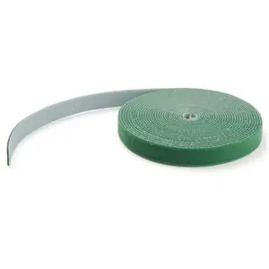 Klettkabelbinder Rolle Wiederverwendbar Grün 15m Klettkabelbinder Rolle Wiederverwendbar Grün 15m