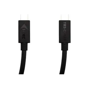 i-tec Thunderbolt 3 Kabel Thunderbolt/Thunderbolt Stecker/Stecker Schwarz 1,5m i-tec Thunderbolt 3 Kabel Thunderbolt/Thunderbolt Stecker/Stecker Schwarz 1,5m