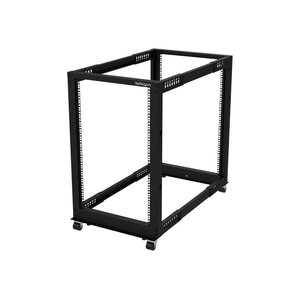 18U Open Frame Rack 4 Post 22-40 in. Adjustable Depth