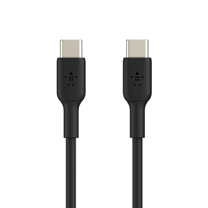 BOOSTCHARGE USB Kabel USB-C/USB-C Stecker/Stecker Schwarz 1m