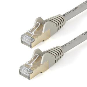 Snagless Patchkabel Cat6A RJ-45/RJ-45 Stecker/Stecker Grau 1,5m