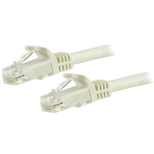 Snagless Patchkabel Cat6 RJ-45/RJ-45 Stecker/Stecker Weiß 1,5m