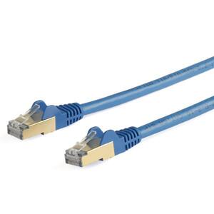 Snagless Patchkabel Cat6A RJ-45/RJ-45 Stecker/Stecker Blau 10m