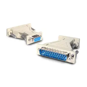 DB9 auf DB25 Seriell Kabeladapter Buchse/Stecker Weiß DB9 auf DB25 Seriell Kabeladapter Buchse/Stecker Weiß