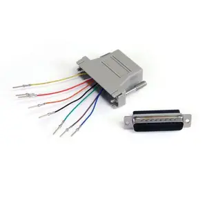 DB25 auf RJ45 modularer Adapter - Stecker/Buchse DB25 auf RJ45 modularer Adapter - Stecker/Buchse
