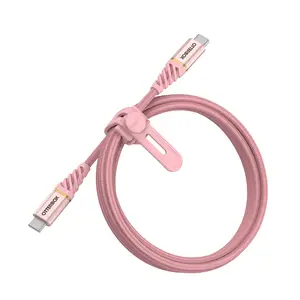 Premium USB Schnellladekabel USB-C/USB-C Stecker/Stecker Rosengold 1m Premium USB Schnellladekabel USB-C/USB-C Stecker/Stecker Rosengold 1m