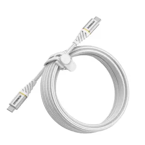 Premium USB Schnellladekabel USB-C/USB-C Stecker/Stecker Weiß 3m Premium USB Schnellladekabel USB-C/USB-C Stecker/Stecker Weiß 3m