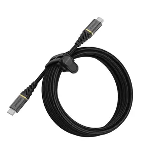 Premium USB Schnellladekabel USB-C/USB-C Stecker/Stecker Schwarz 3m Premium USB Schnellladekabel USB-C/USB-C Stecker/Stecker Schwarz 3m