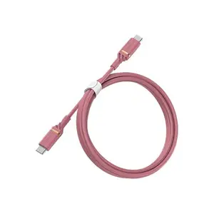 USB Schnellladekabel USB-C/USB-C Stecker/Stecker Pink 1m USB Schnellladekabel USB-C/USB-C Stecker/Stecker Pink 1m