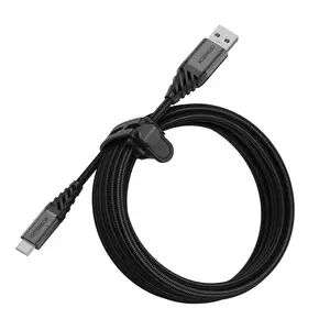 Premium USB Kabel USB-A/USB-C Stecker/Stecker Schwarz 3m Premium USB Kabel USB-A/USB-C Stecker/Stecker Schwarz 3m
