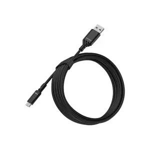 USB Kabel USB-A/Micro USB Stecker/Stecker Schwarz 3m USB Kabel USB-A/Micro USB Stecker/Stecker Schwarz 3m
