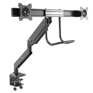 Doppel Monitorarm Synchronisierte Höhenverstellung Schreibtischklemme Doppel Monitorarm Synchronisierte Höhenverstellung Schreibtischklemme