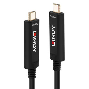 USB Kabel (Nur Audio/Video) USB-C/USB-C Stecker/Stecker Schwarz 15m