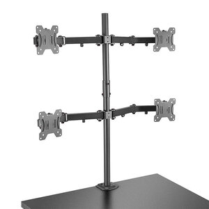 Tischhalterung für vier Monitore 43.2-71 cm (17"-28")