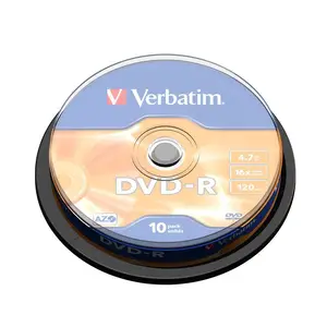 DVD-Rohlinge 4,7GB 16x matt silber Spindel 10er Pack DVD-Rohlinge 4,7GB 16x matt silber Spindel 10er Pack