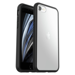 React Apple iPhone SE (2020/2022)/8/7 Schwarz Crystal - Transparent/Schwarz