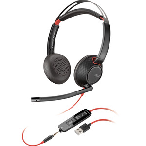 Blackwire 5220, C5520 Headset binaural mit USB/3.5 mm Klinkenstecker