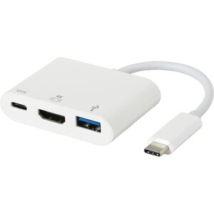 USB-C Multiport Adapter HDMI/USB/USB-C Weiß