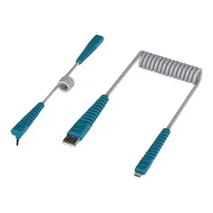 EZGrab Cable Bundle USB A-Lightning & 1/8" Audio Space Speed - Silber - Kabel EZGrab Cable Bundle USB A-Lightning & 1/8" Audio Space Speed - Silber - Kabel