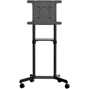 StarTech Mobiler TV-Wagen Tragbarer rollender TV-Ständer für 93,98-177,8cm (37-70") mit Regal und Ablagefach