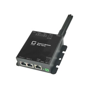 721413 Expert LAN-Sensor für Temperatur, Luftfeuchte, Luftdruck und I/O-Monitoring, PoE