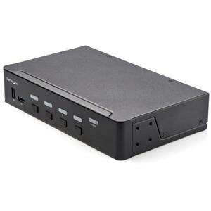 4 Port HDMI KVM-Switch 4K 60Hz Ultra HD HDR HDMI 2.0 KVM Umschalter Audio