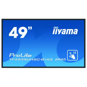 ProLite TF4939UHSC-B1AG 124,5cm (49") 3840x2160 Pixel 500cd/m² 1100:1 8ms ProLite TF4939UHSC-B1AG 124,5cm (49") 3840x2160 Pixel 500cd/m² 1100:1 8ms