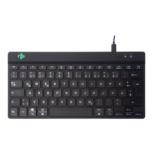 R-Go Compact Break Tastatur QWERTZ (DE) schwarz kabelgebunden