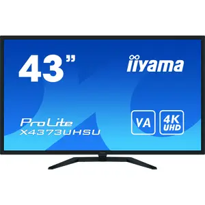 ProLite X4373UHSU-B1 108cm (43") Display 3840x2160 Pixel 400 cd/m² 4000:1 3ms Schwarz ProLite X4373UHSU-B1 108cm (43") Display 3840x2160 Pixel 400 cd/m² 4000:1 3ms Schwarz