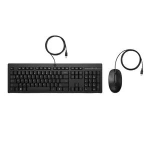 225 Maus und Tastatur (kabelgebunden), Volle Größe (100%), Kabelgebunden, USB, Membran Key Switch, Schwarz, Maus enthalten 225 Maus und Tastatur (kabelgebunden), Volle Größe (100%), Kabelgebunden, USB, Membran Key Switch, Schwarz, Maus enthalten