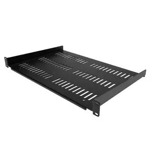 1HE 19 Zoll Fachboden für netzwerk schrank Freitragend, perforiert 30cm tief 1HE 19 Zoll Fachboden für netzwerk schrank Freitragend, perforiert 30cm tief