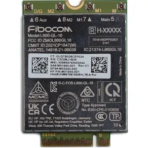HP XMM 7560 R+ Drahtloses Mobilfunkmodem 4G LTE Advanced Pro M.2 Card 978 Mbps HP XMM 7560 R+ Drahtloses Mobilfunkmodem 4G LTE Advanced Pro M.2 Card 978 Mbps