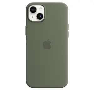 iPhone 14 Plus Silikon Case mit MagSafe Oliv iPhone 14 Plus Silikon Case mit MagSafe Oliv