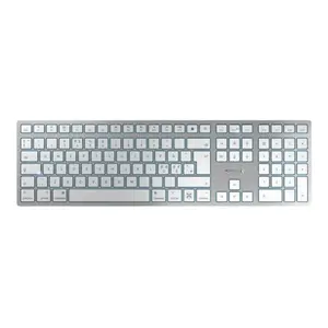 KW 9100 SLIM Wireless Tastatur für Mac Layout GB Weiß/Silber KW 9100 SLIM Wireless Tastatur für Mac Layout GB Weiß/Silber