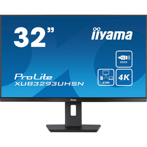 Prolite 31.5" (80 cm) Desktop-Monitor mit IPS-Panel-Technologie, einem KVM-Switch, USB-C-Dock und RJ45 (LAN) Anschluss