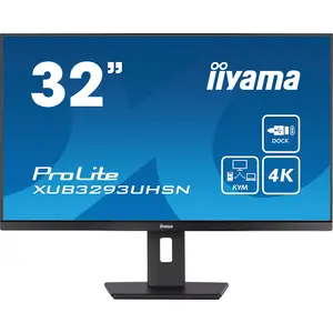 Prolite 31.5" (80 cm) Desktop-Monitor mit IPS-Panel-Technologie, einem KVM-Switch, USB-C-Dock und RJ45 (LAN) Anschluss Prolite 31.5" (80 cm) Desktop-Monitor mit IPS-Panel-Technologie, einem KVM-Switch, USB-C-Dock und RJ45 (LAN) Anschluss