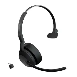 Evolve2 55 MS Mono Headset On-Ear Bluetooth USB-C Schwarz Evolve2 55 MS Mono Headset On-Ear Bluetooth USB-C Schwarz
