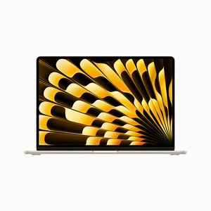 MacBook Air Apple M2 8-Core 10-Core GPU Deutsch 8GB RAM 256GB SSD 38,9 cm (15,3") Starlight