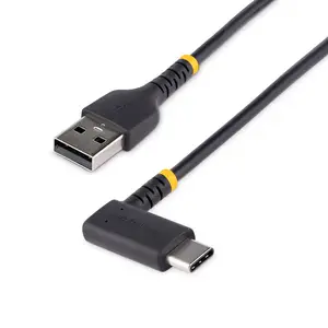 StarTech USB A to C Charging Cable Right Angle schwarz 30cm StarTech USB A to C Charging Cable Right Angle schwarz 30cm