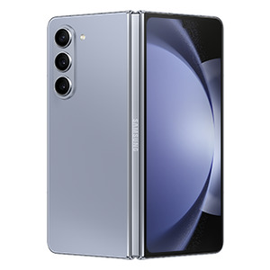Galaxy Z Fold5 5G Smartphone Dual-SIM 12/512GB RAM 7,6" 2176x1812 Pixel Triple-Kamera 50/12/10 Megapixel Frontkamera 10/4 Megapixel Android 13 Icy Blue