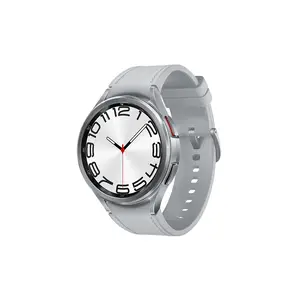 Galaxy Watch6 Classic SM-R960NZSADBT Smartwatch/ Sportuhr 3,81 cm (1.5") OLED 47 mm Digital 480 x 480 Pixel Touchscreen Silber WLAN GPS Galaxy Watch6 Classic SM-R960NZSADBT Smartwatch/ Sportuhr 3,81 cm (1.5") OLED 47 mm Digital 480 x 480 Pixel Touchscreen Silber WLAN GPS