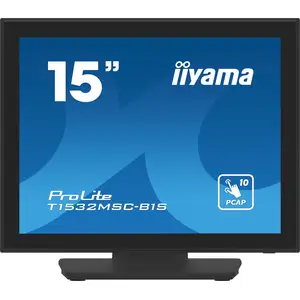 ProLite T1532MSC-B1S. Bildschirmdiagonale: 38,1 cm (15"), Display-Auflösung: 1024 x 768 Pixel, HD-Typ: XGA, Bildschirmtechnologie: LCD, Reaktionszeit: 8 ms, Natives Seitenverhältnis: 4:3, Bildwinkel, hor ProLite T1532MSC-B1S. Bildschirmdiagonale: 38,1 cm (15"), Display-Auflösung: 1024 x 768 Pixel, HD-Typ: XGA, Bildschirmtechnologie: LCD, Reaktionszeit: 8 ms, Natives Seitenverhältnis: 4:3, Bildwinkel, hor