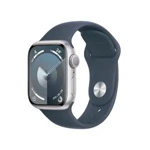 Watch S9 Aluminium Cellular 41mm Silber (Sportarmband sturmblau) S/M Watch S9 Aluminium Cellular 41mm Silber (Sportarmband sturmblau) S/M
