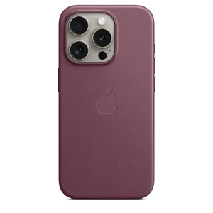 Feingewebe Case iPhone 15 Pro mit MagSafe mulberry