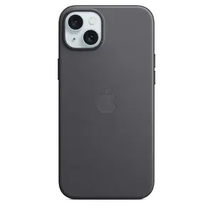 Feingewebe Case iPhone 15 Plus mit MagSafe schwarz Feingewebe Case iPhone 15 Plus mit MagSafe schwarz