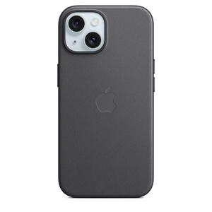 Feingewebe Case iPhone 15 mit MagSafe schwarz