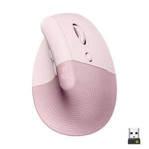 Lift Vertical Ergonomic Mouse - Vertikale Maus - rosé